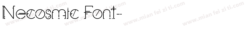 Necosmic Font字体转换